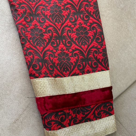 Black & Red Anarkali set - Picture 7 of 14